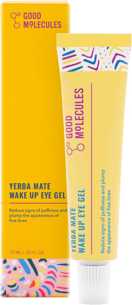 Good Molecules Caffeine Energizing Hydrogel Eye Patches - Eye Mask with Hyaluronic Acid Hydrate and Reduce Puffiness - Pack of 30, Skincare for Face